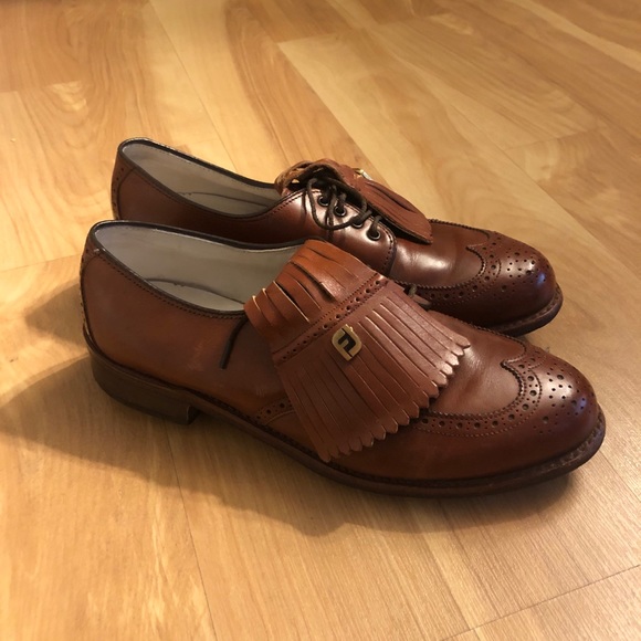 Vintage Footjoy Classics Wingtip Oxford Golf Shoes - Picture 4 of 7